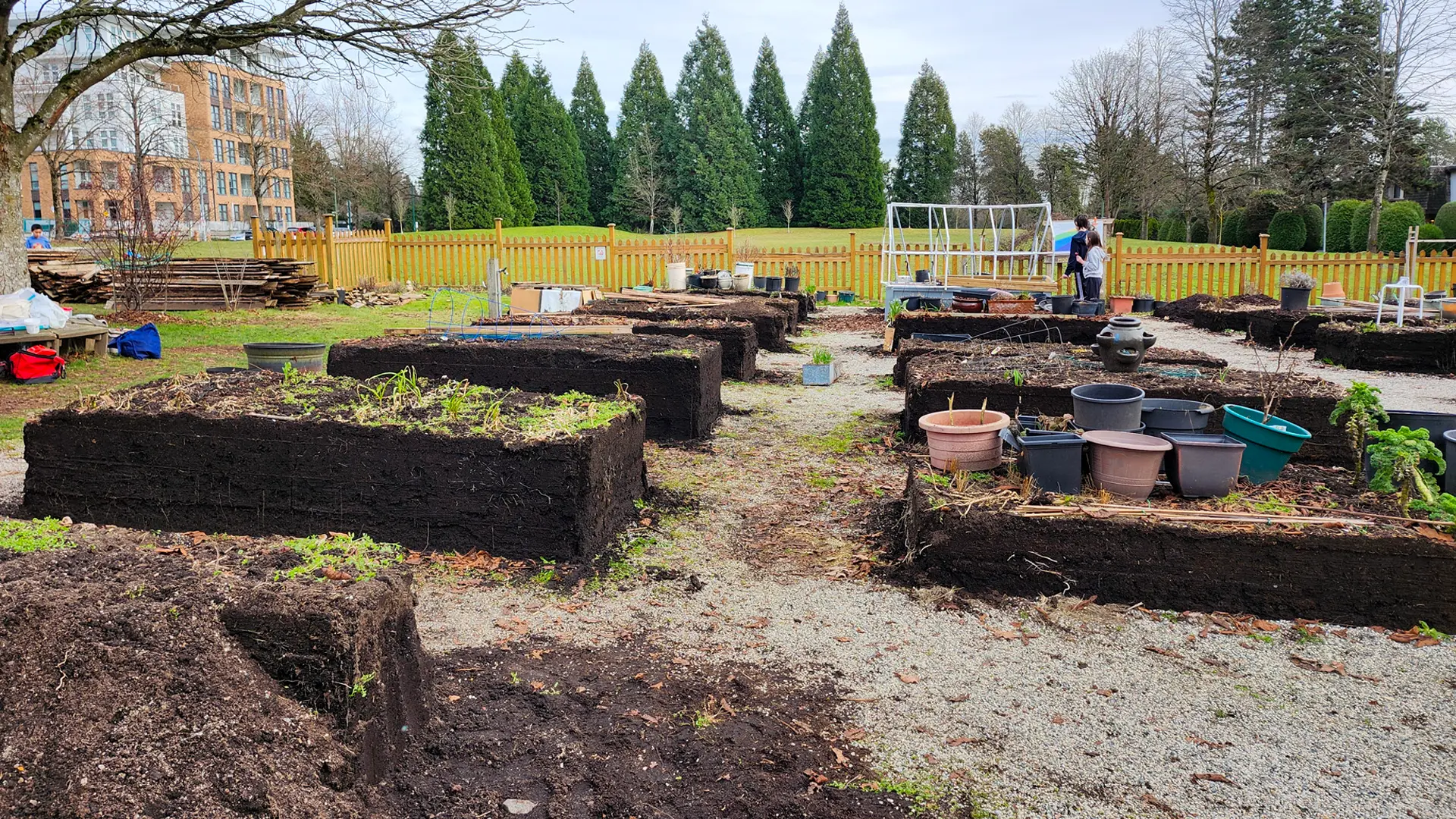Cambie Park Community Garden - Growboxx Site Preparation